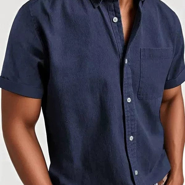 Cămașă elegantă cu mânecă scurtă