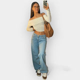 Jeans cu Talie Mică