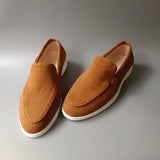 Mocasini din suede premium