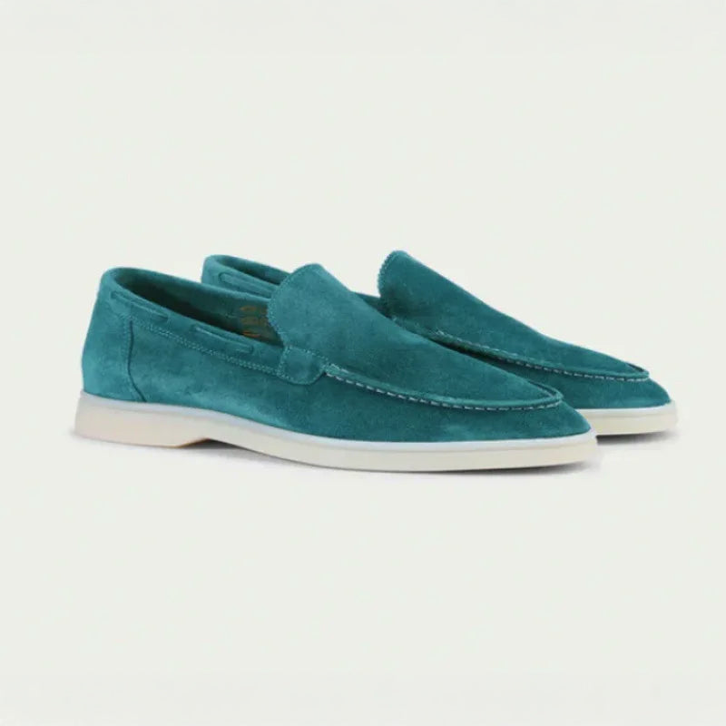Mocasini din suede premium