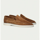 Mocasini din suede premium