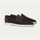 Mocasini din suede premium