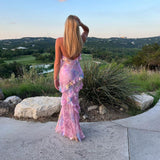 Julieta | Rochie Lungă cu Volane – Grațioasă și Romantică