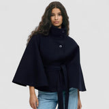 Lusana - Palton elegant cu curea