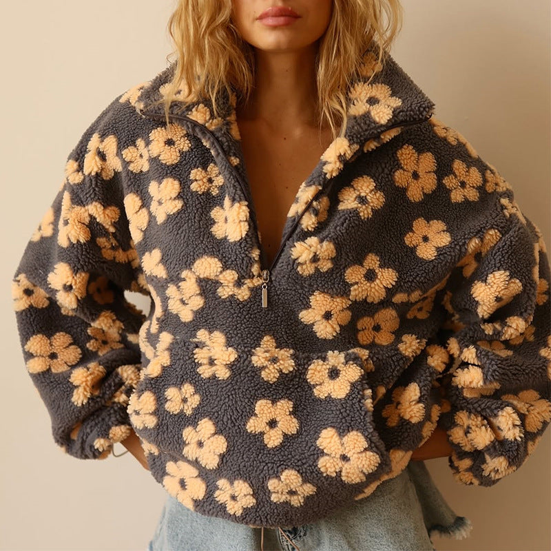 Daisy | Pulover Polar Floral