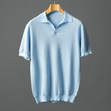 Cămașă polo elegantă din tricot de bumbac