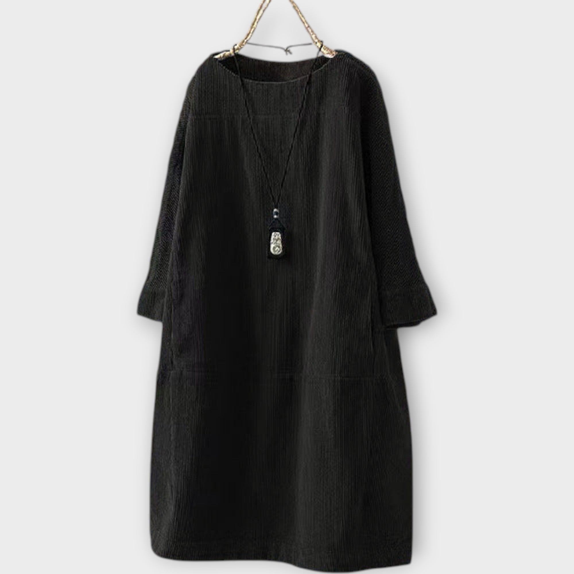 Rochie Retro cu Croi Relaxat