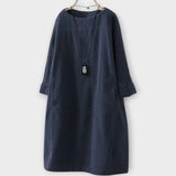 Rochie Retro cu Croi Relaxat