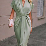 Kaye | Rochie Midi Envelope Elegantă