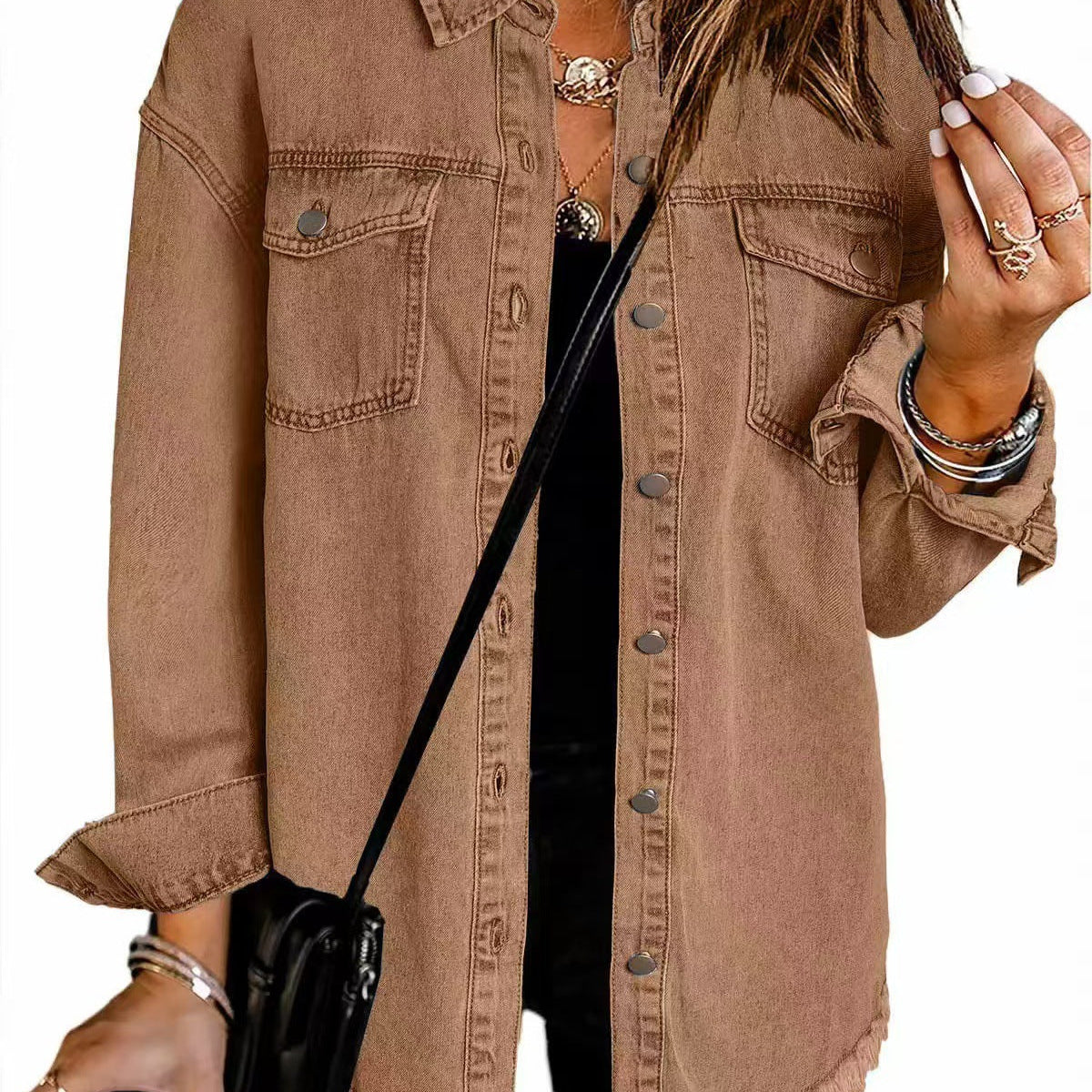 ROXANE™ – Jachetă Jeans Clasică pentru Zi de Zi