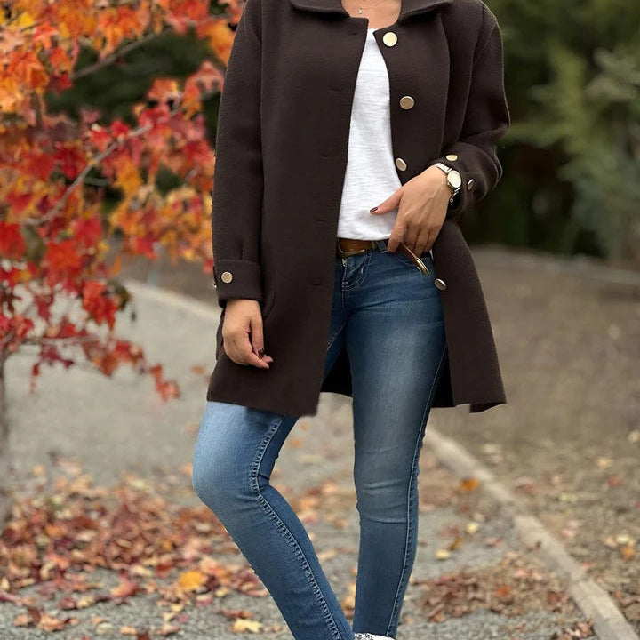 MOANA | Palton Oversized Clasic cu Buton