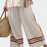 Beatriz | Set Mediteranean Daisy In Lino Bambus Dungi