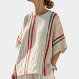 Beatriz | Set Mediteranean Daisy In Lino Bambus Dungi