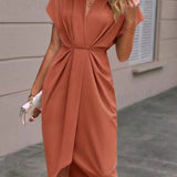 Kaye | Rochie Midi Envelope Elegantă