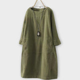 Rochie Retro cu Croi Relaxat