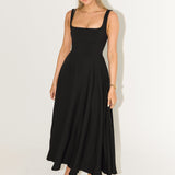 Amélia™ | Rochie Midi Intemporală și Fluidă