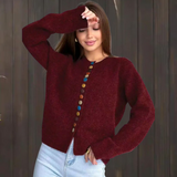 Nicole | Cardigan cu Detalii de Nasturi