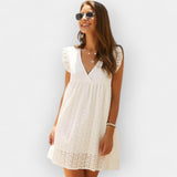 Rochie de Vară cu Șorturi Ascunse și Buzunare