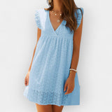 Rochie de Vară cu Șorturi Ascunse și Buzunare