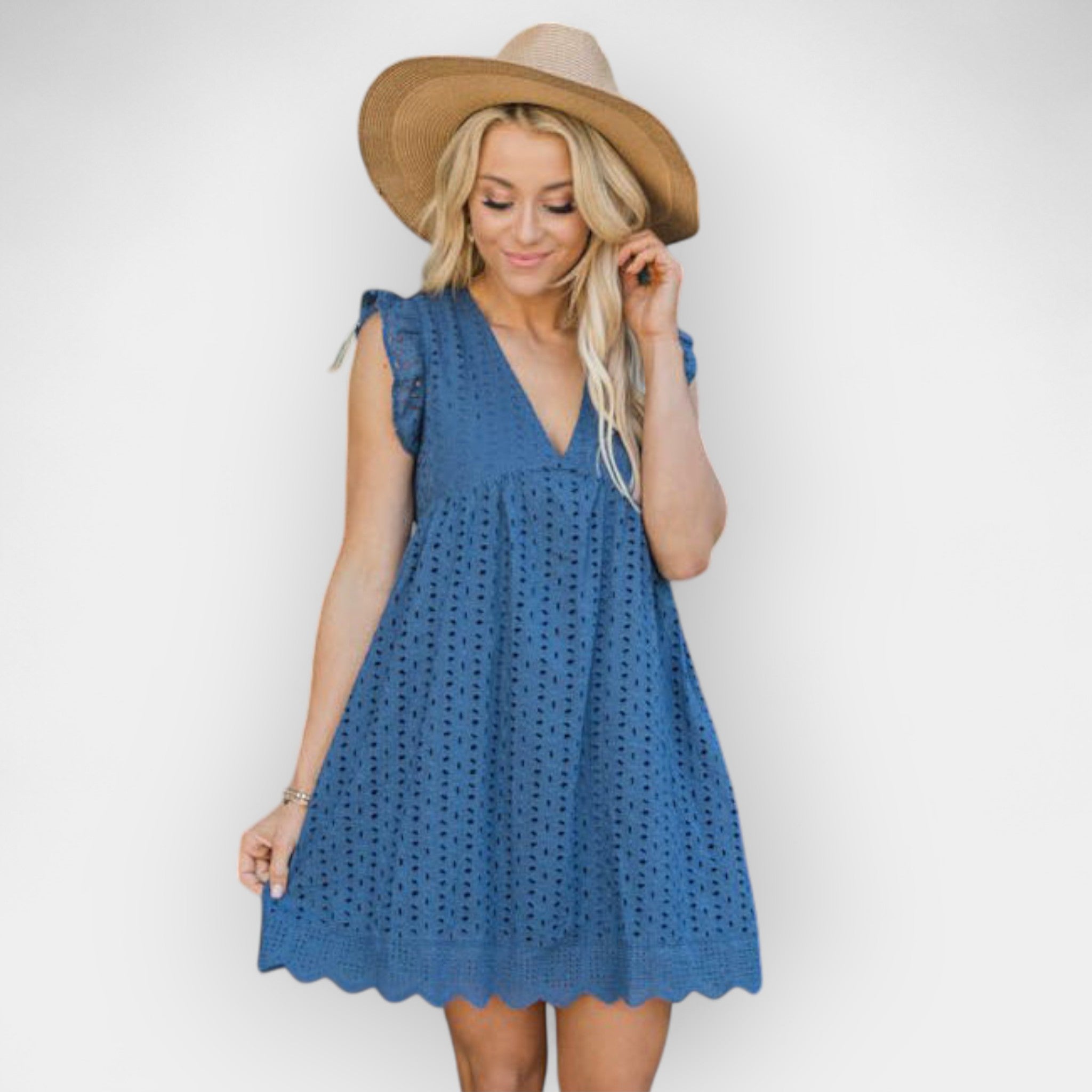 Rochie de Vară cu Șorturi Ascunse și Buzunare