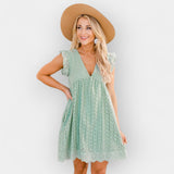 Rochie de Vară cu Șorturi Ascunse și Buzunare