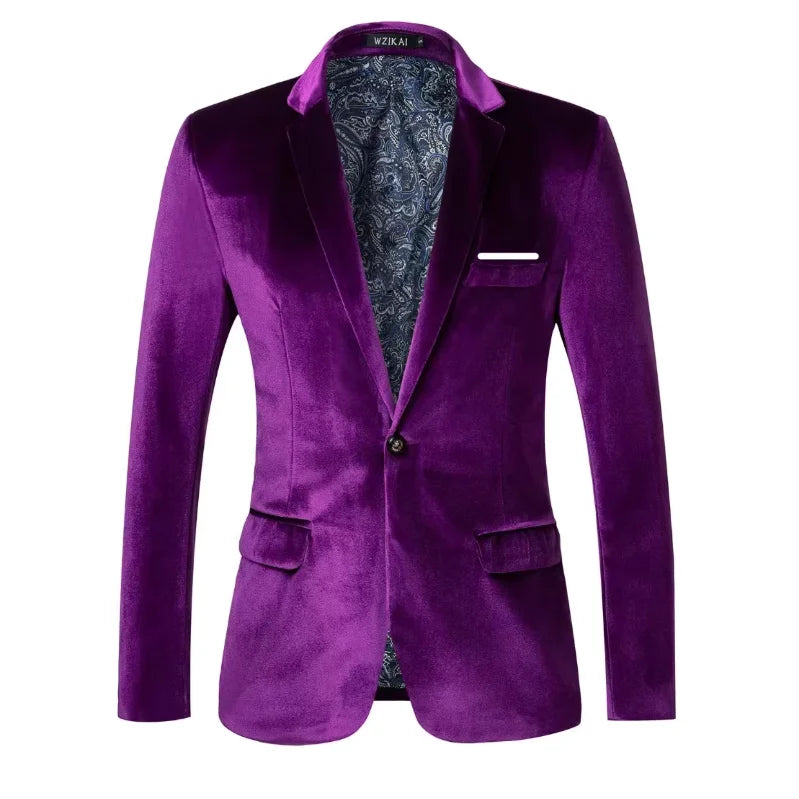 Blazer din catifea elegant