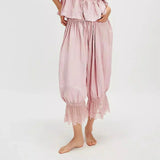 Pantaloni Boho cu Dantelă