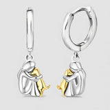 Cercei Îmbrățișare de Câine (Închidere Rotundă)