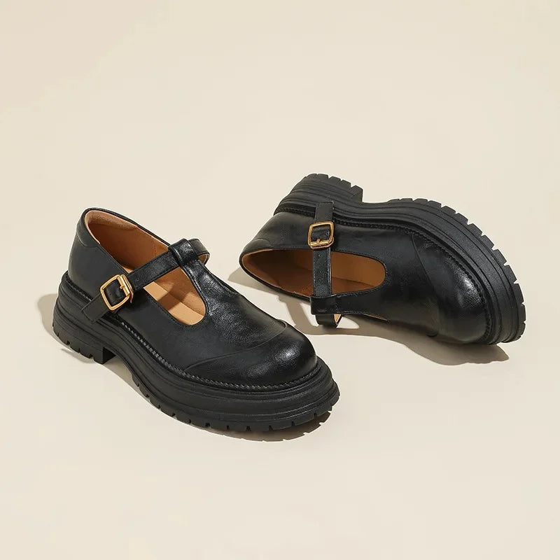 Mary Janes - Pantof Elegant din Piele