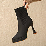 Eugenia – Botine cu platformă, Confort și Eleganță Feminină