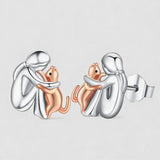 Cercei Îmbrățișare de Pisică