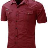 Cămașă cu mânecă scurtă din bumbac Cargo