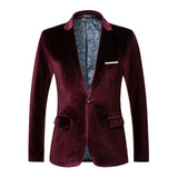 Blazer din catifea elegant