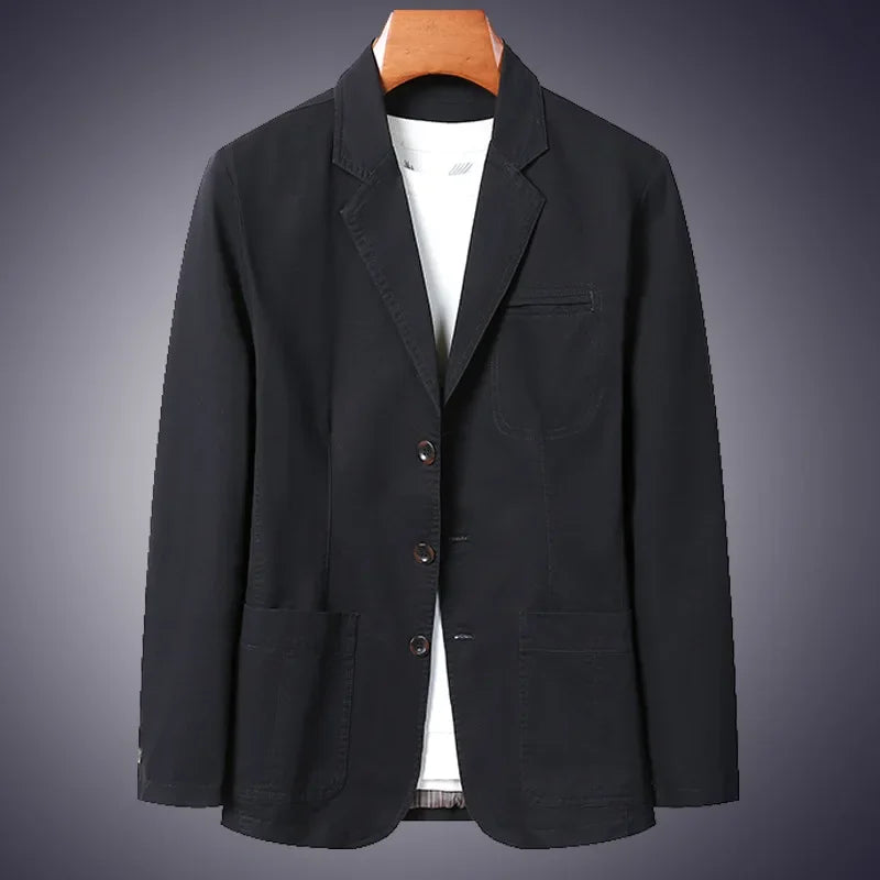 Blazer elegant din bumbac