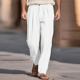 Pantaloni casual din in
