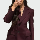 Blazer cu Linie Impresionantă și Butoane