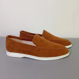 Mocasini din suede premium