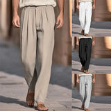 Pantaloni casual din in