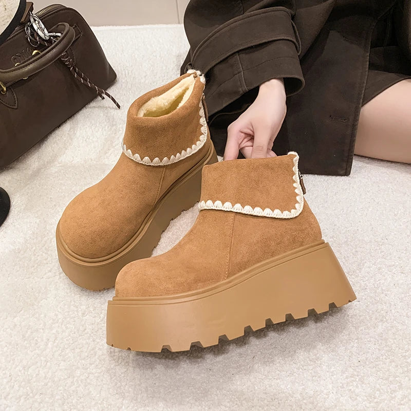 Benedita | Botine elegante cu platformă pentru zile reci