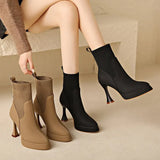 Eugenia – Botine cu platformă, Confort și Eleganță Feminină