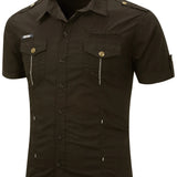 Cămașă cu mânecă scurtă din bumbac Cargo