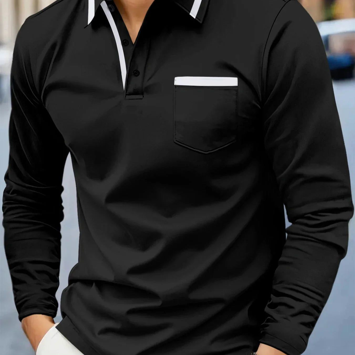Camisola polo casual