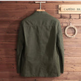 Blazer din bumbac italian