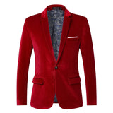 Blazer din catifea elegant