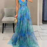 Madeline | Rochie Lungă Florală pentru o Eleganță Fără Efort