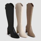 Hilda – Botine cu toc gros și eleganță pentru iarnă