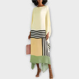 Kaftan cu Design Liniar