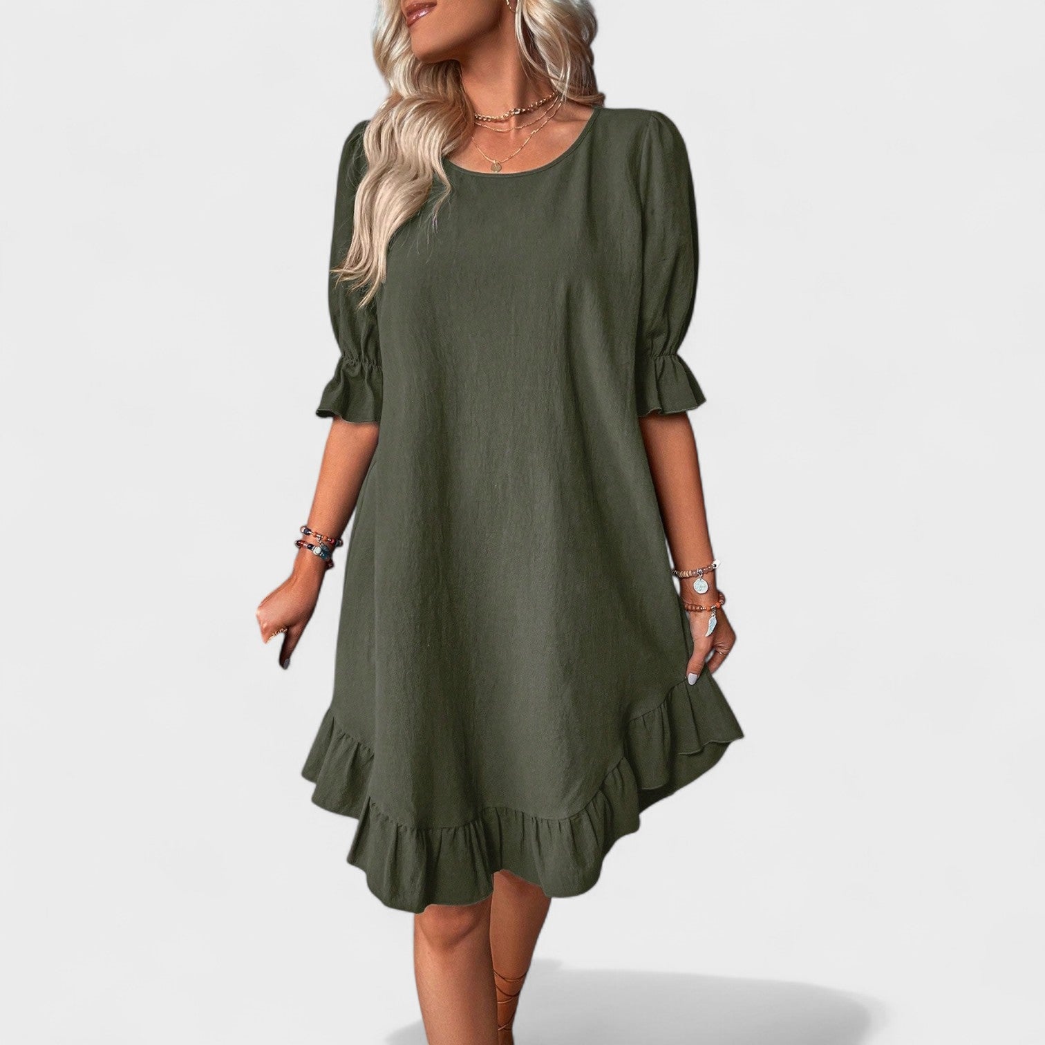 Sassa - Rochie casual cu volane