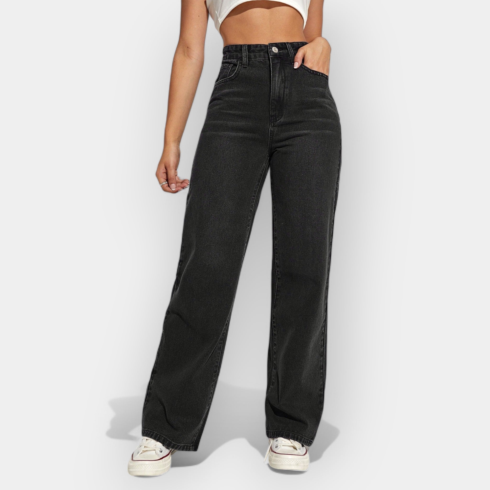Jeans cu Picior Drept