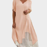 Rochie Maxi Clasică într-o Culoare Solidă